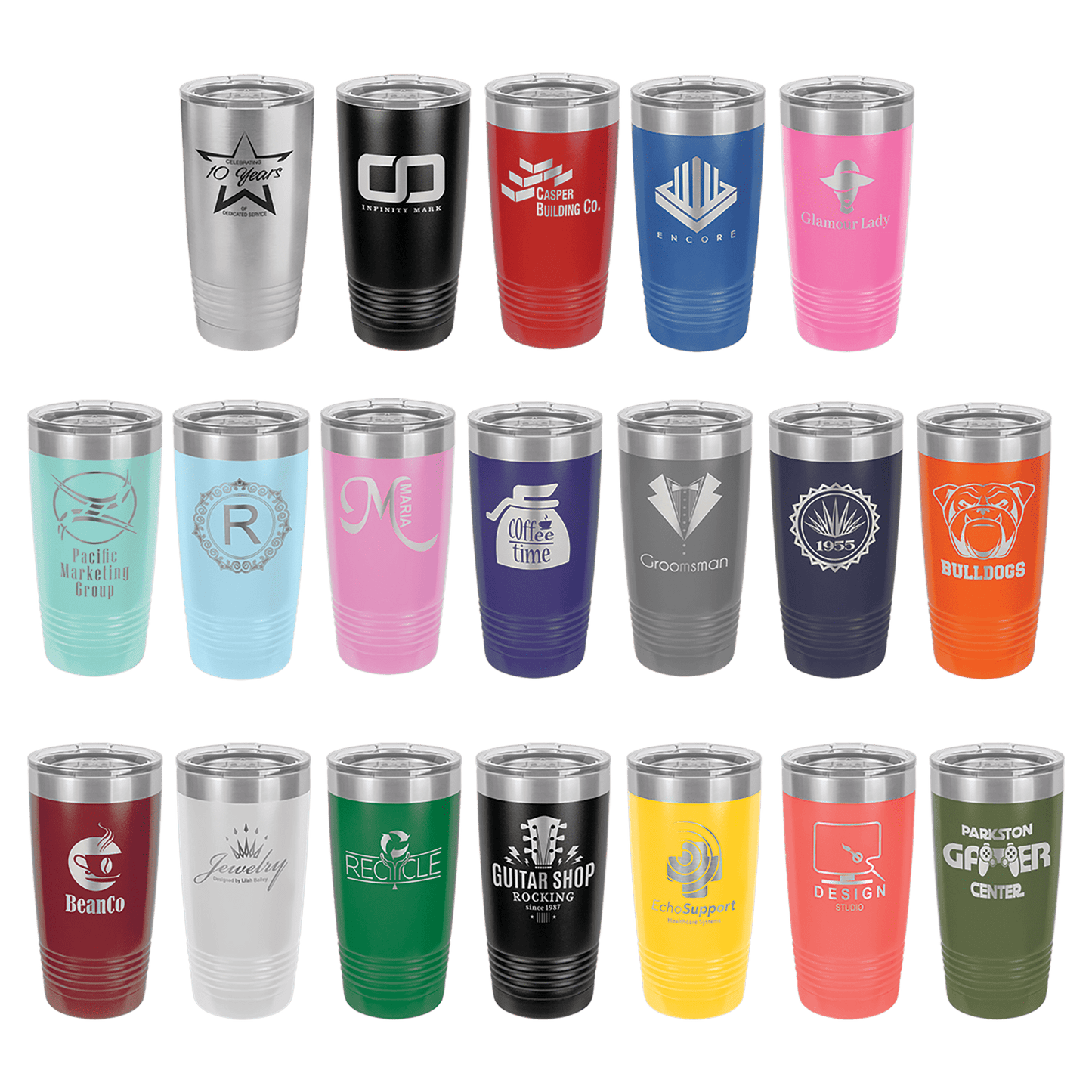 20 oz. Insulated Tumbler with Slider Lid