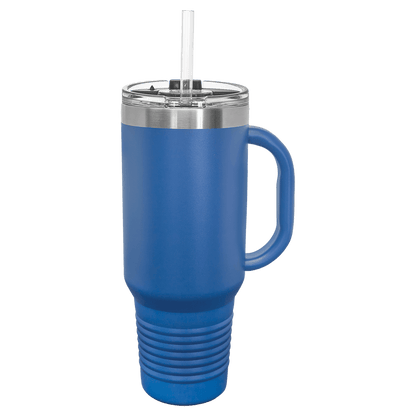 40 oz. Tumbler with Handle and Slider Lid