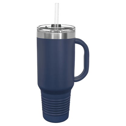 40 oz. Tumbler with Handle and Slider Lid