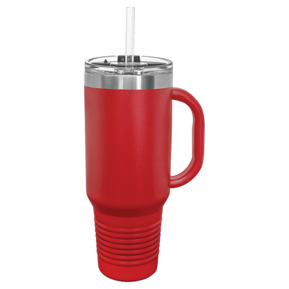 40 oz. Tumbler with Handle and Slider Lid